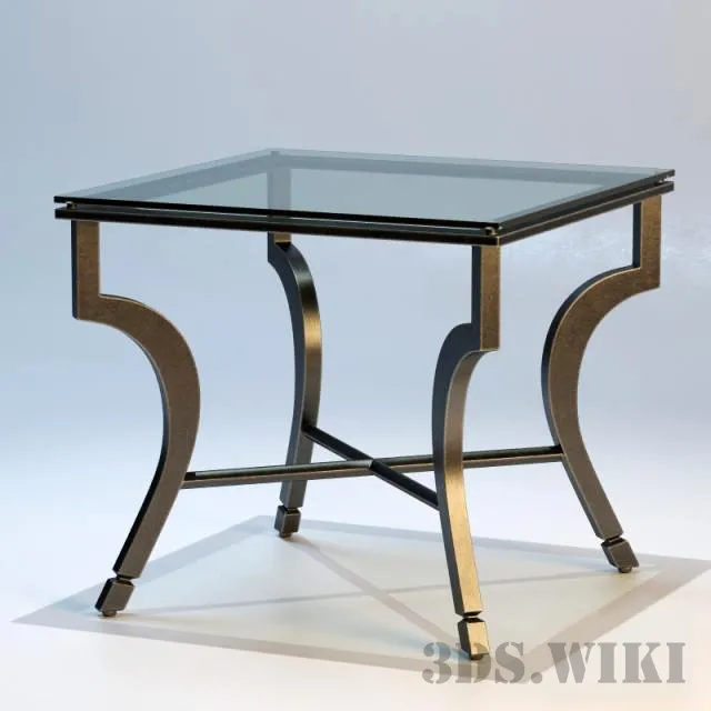 furniture – Rectangular lamp table 3ds Max