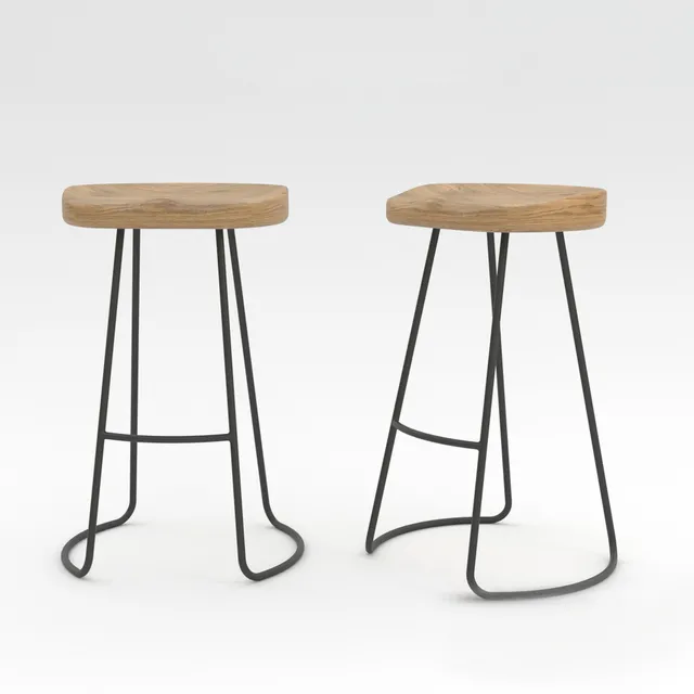 furniture – Restoration Hardware chair 05 3ds Max