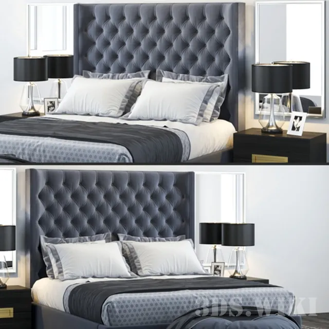 furniture – RH  Bed 3ds Max