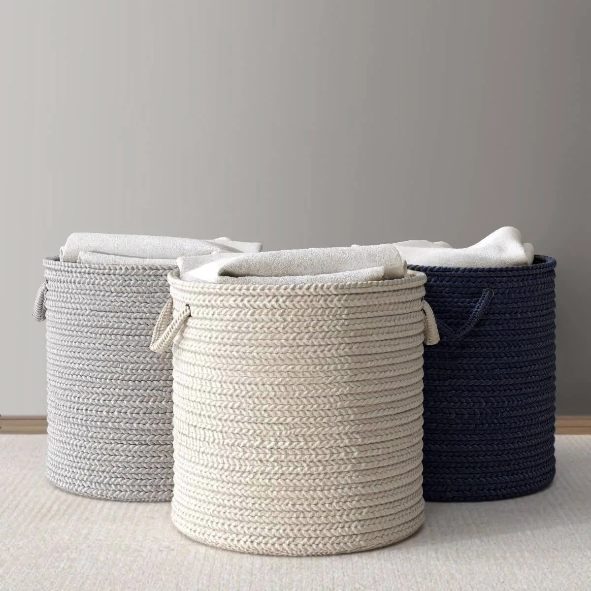 furniture – RH braided wool hamper 3ds Max