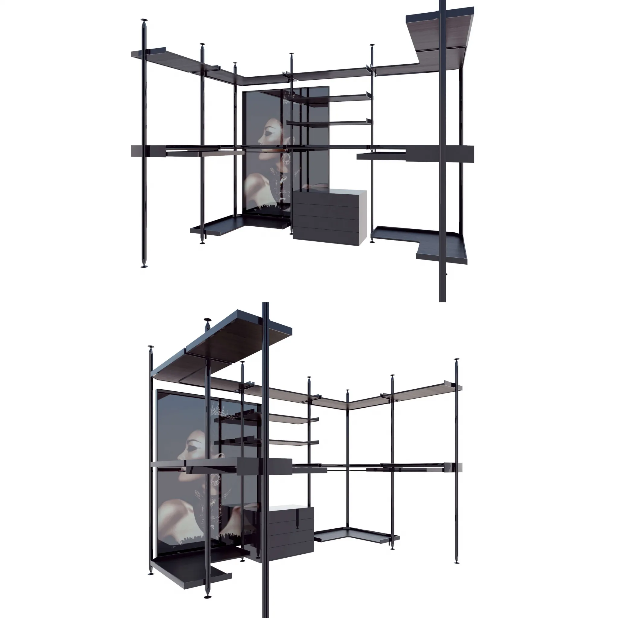 furniture – Rimadesio zenit system 03 3ds Max