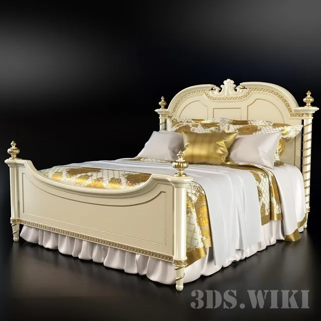 furniture – Riva Mobili D’arte bed from the Hermitage collection 3ds Max