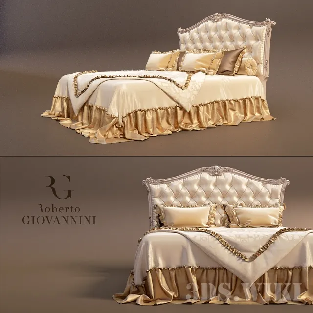 furniture – Roberto Giovannini bed – ART. 1290B 3ds Max
