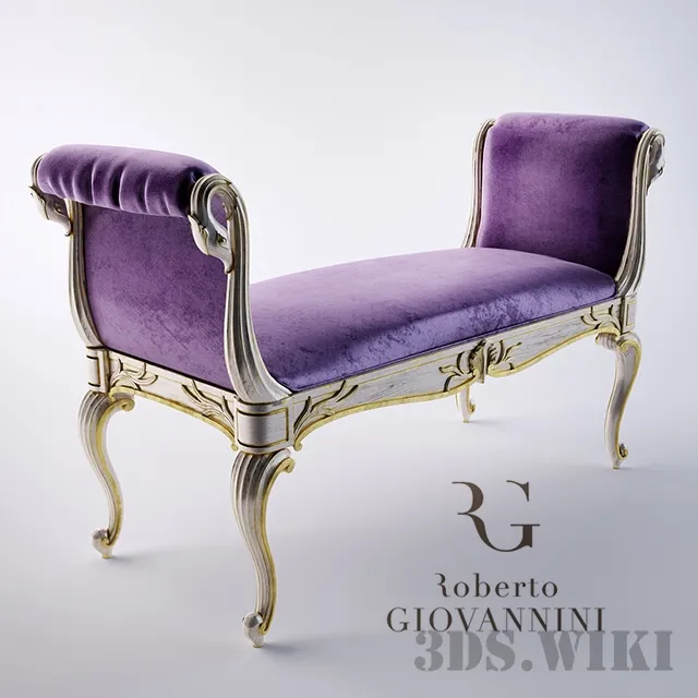 furniture – Roberto Giovannini bench 3ds Max