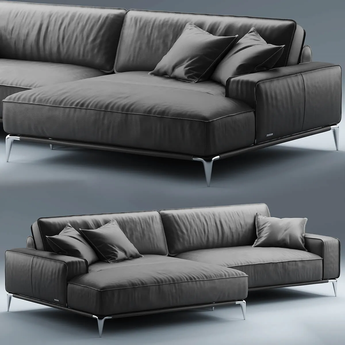 furniture – Rochebobois Sofa Dange Ellica 3ds Max