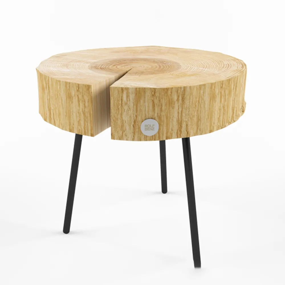 furniture – Rolf Benz chair in cut wood 3ds Max