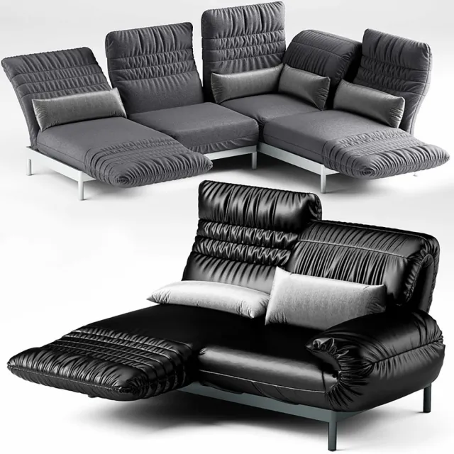 furniture – Rolf Benz Plura sofas 3ds Max
