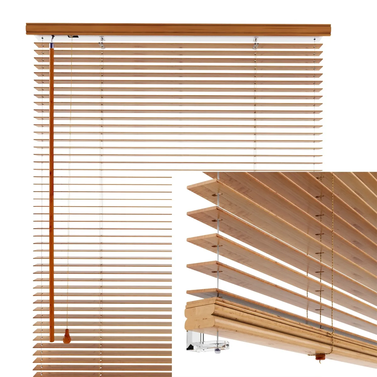 furniture – Roman blinds 9 3ds Max
