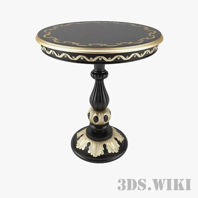 furniture – Round coffee table Modenese Gastone Art 12614 3ds Max