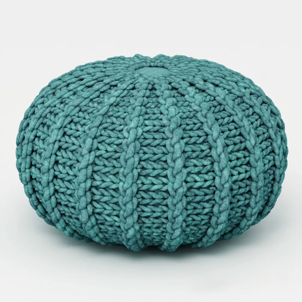 furniture – Round knitted ottoman 3ds Max