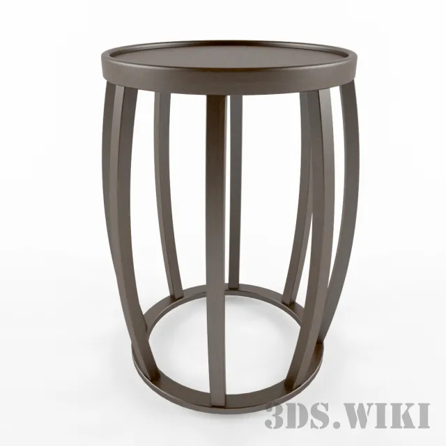 furniture – Round modern sideboard 3ds Max