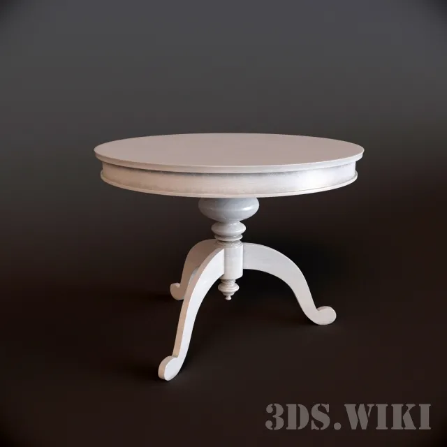 furniture – Round table Grange 03 3ds Max