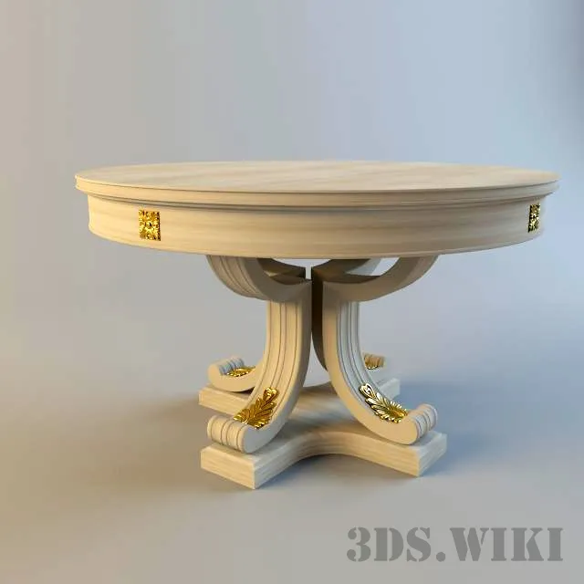 furniture – Round table Martini Mobili 3ds Max