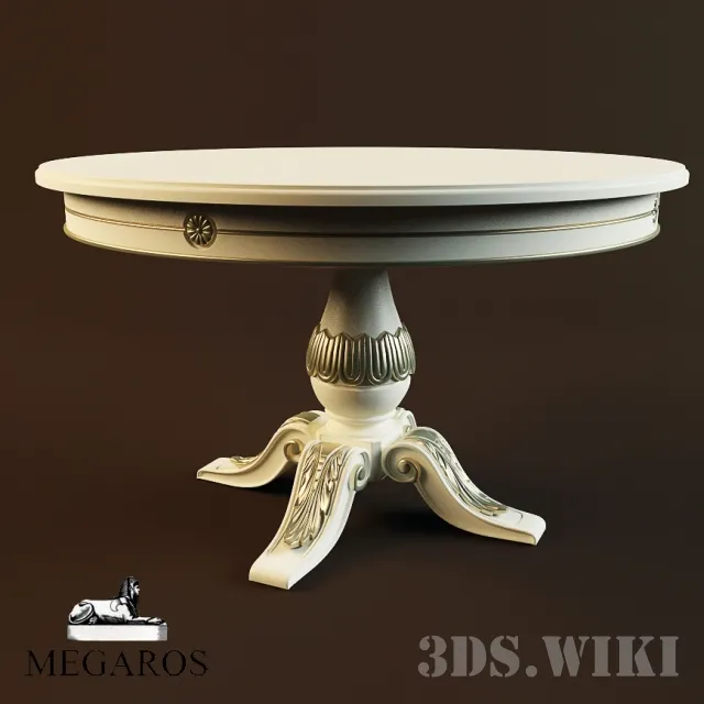furniture – Round table Megaros DUCA D’ESTE 3ds Max