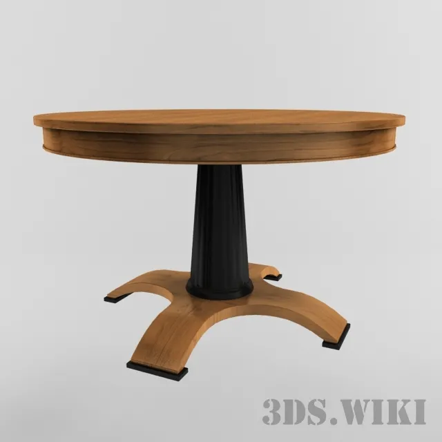 furniture – Round Table Selva 3ds Max