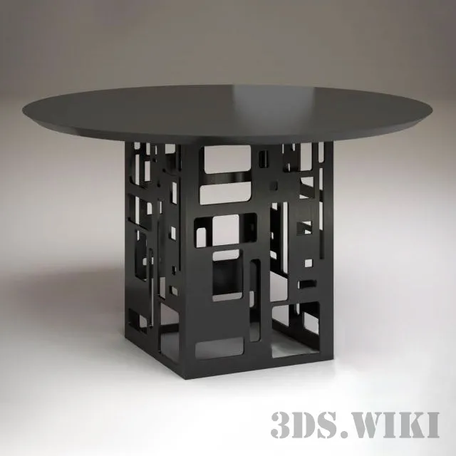furniture – Round table Velasca 3ds Max