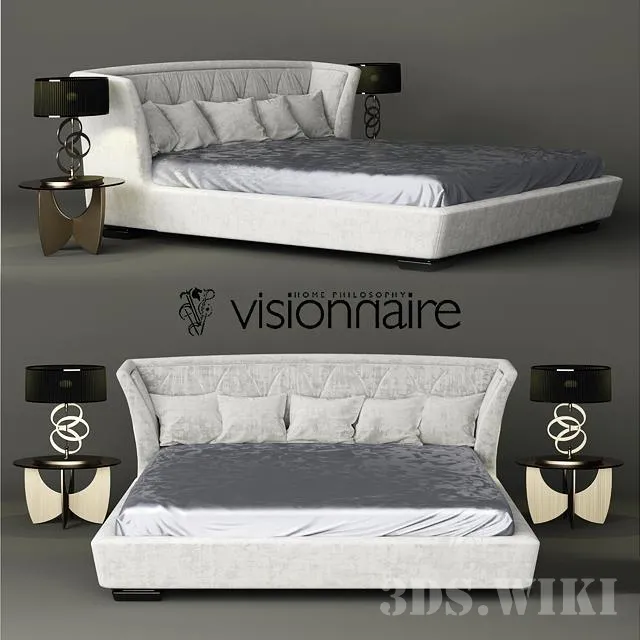 furniture – Roy Ipe Cavalli bed 3ds Max