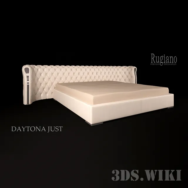 furniture – Rugiano Daytona Just bed 3ds Max