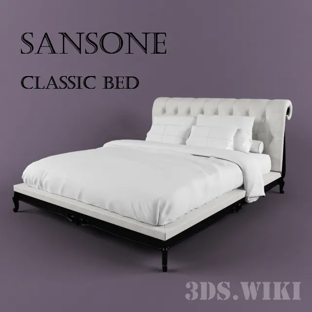furniture – Sansone Classic Beds 3ds Max