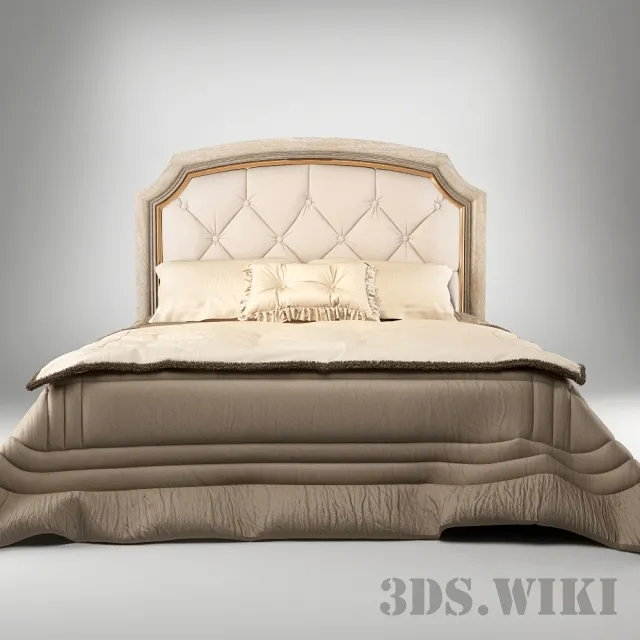 furniture – Savio Firmino bed 1957 3ds Max