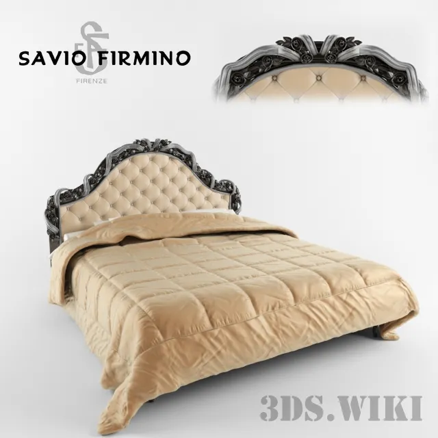 furniture – Savio Firmino Firenze bed 3ds Max