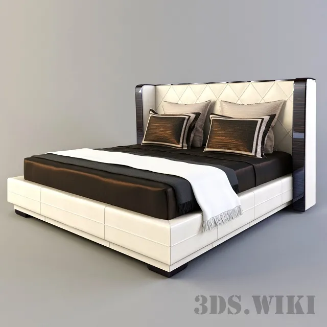 furniture – Savoy Ebano Ulivi Salotti bed 3ds Max