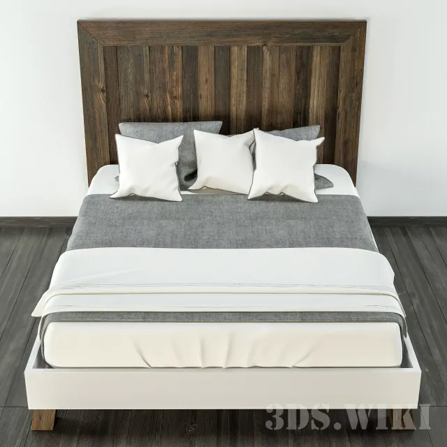 furniture – Scandinavian bed 3ds Max