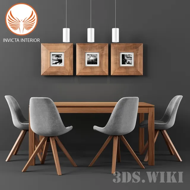 furniture – Scania Table & Chair 3ds Max