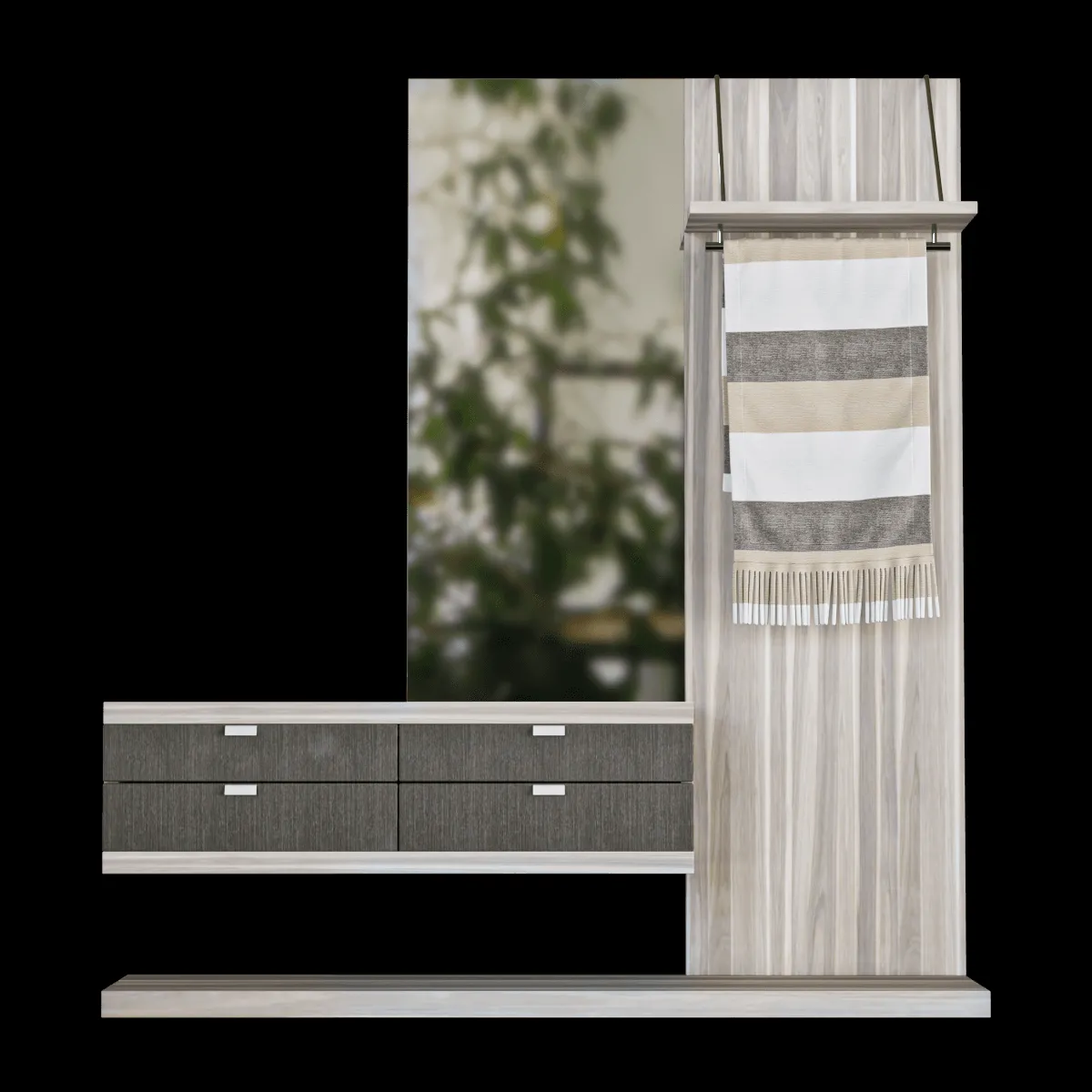 furniture – Schubladen console table 3ds Max