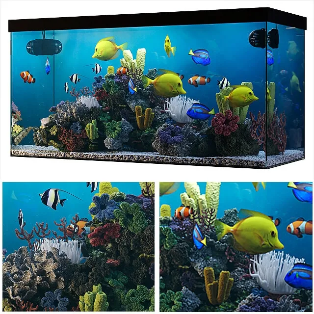 furniture – Seawater aquarium 3ds Max