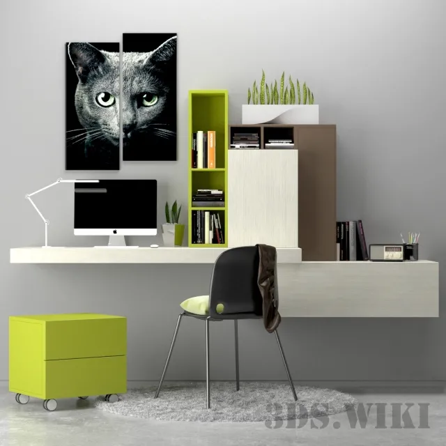 furniture – Secretaire SPAZIO S416 3ds Max