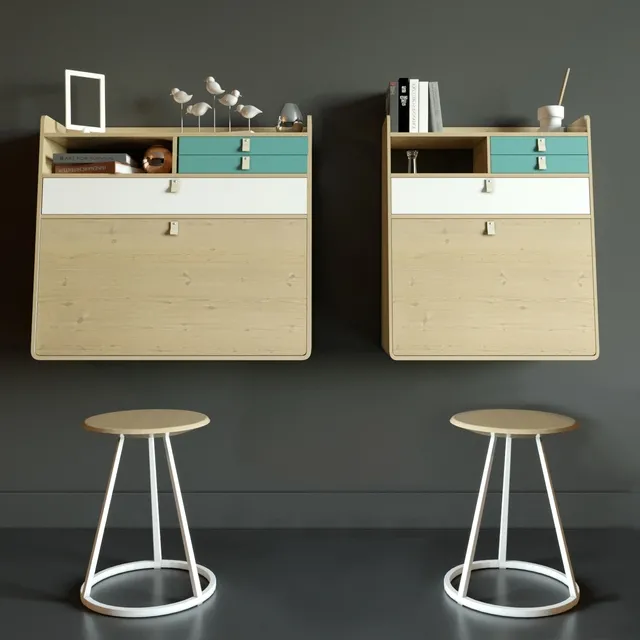 furniture – Secretary desk Harto 3ds Max