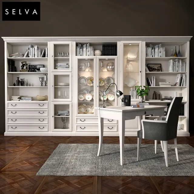 furniture – Selva bookcase Mirabeau 3ds Max