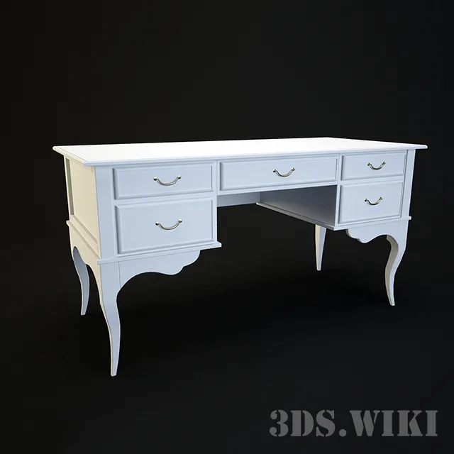furniture – Selva writing desk 3ds Max