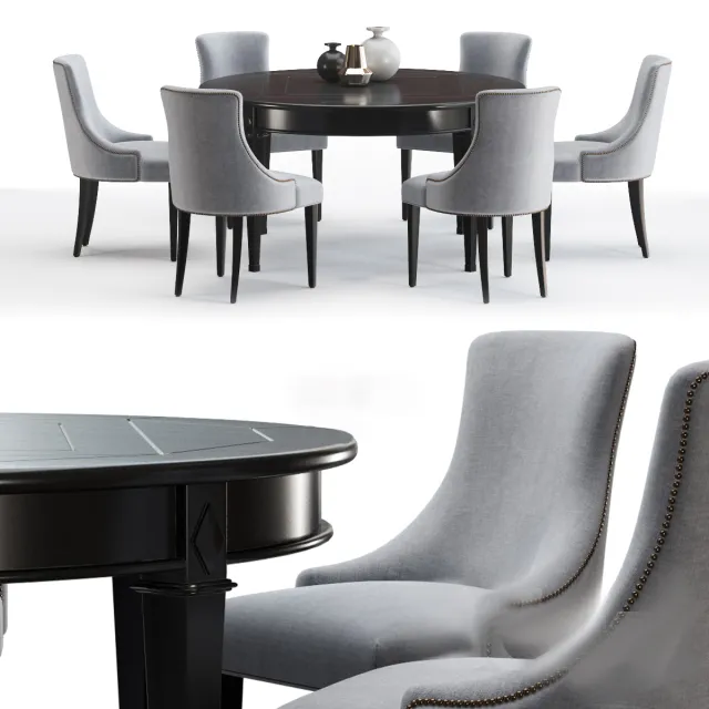 furniture – Sentosa table & chairs 05 3ds Max