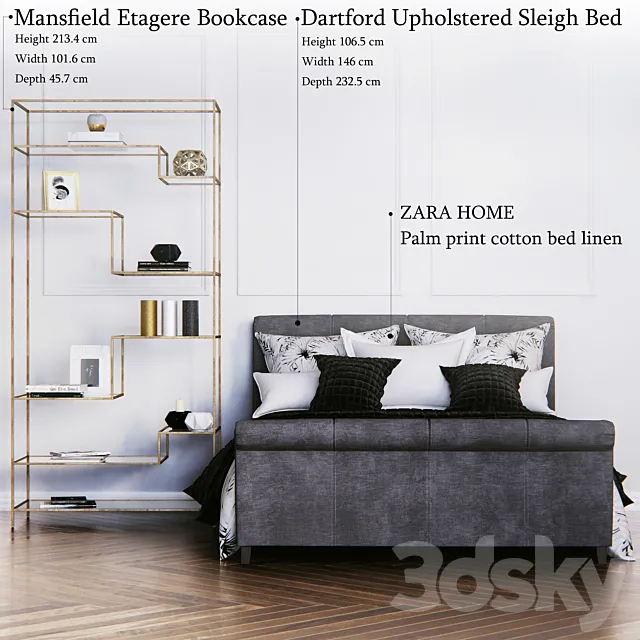 Furniture set 3ds Max