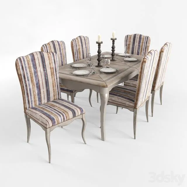 Furniture Set Busatto ART. ET110 3dsMax Model
