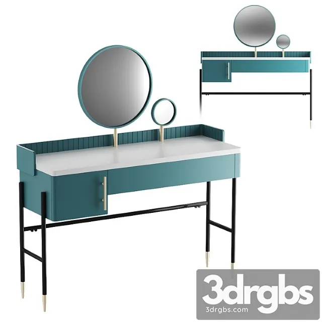 Furniture set lali dressing table, lali chest of drawers, lali bedside table