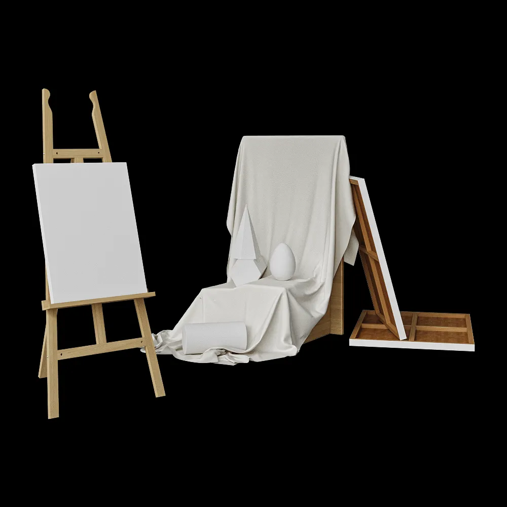 furniture – Set of drawing 45 3ds Max