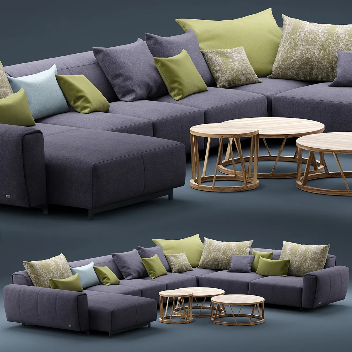 furniture – Seven Sedie sofa 03 3ds Max