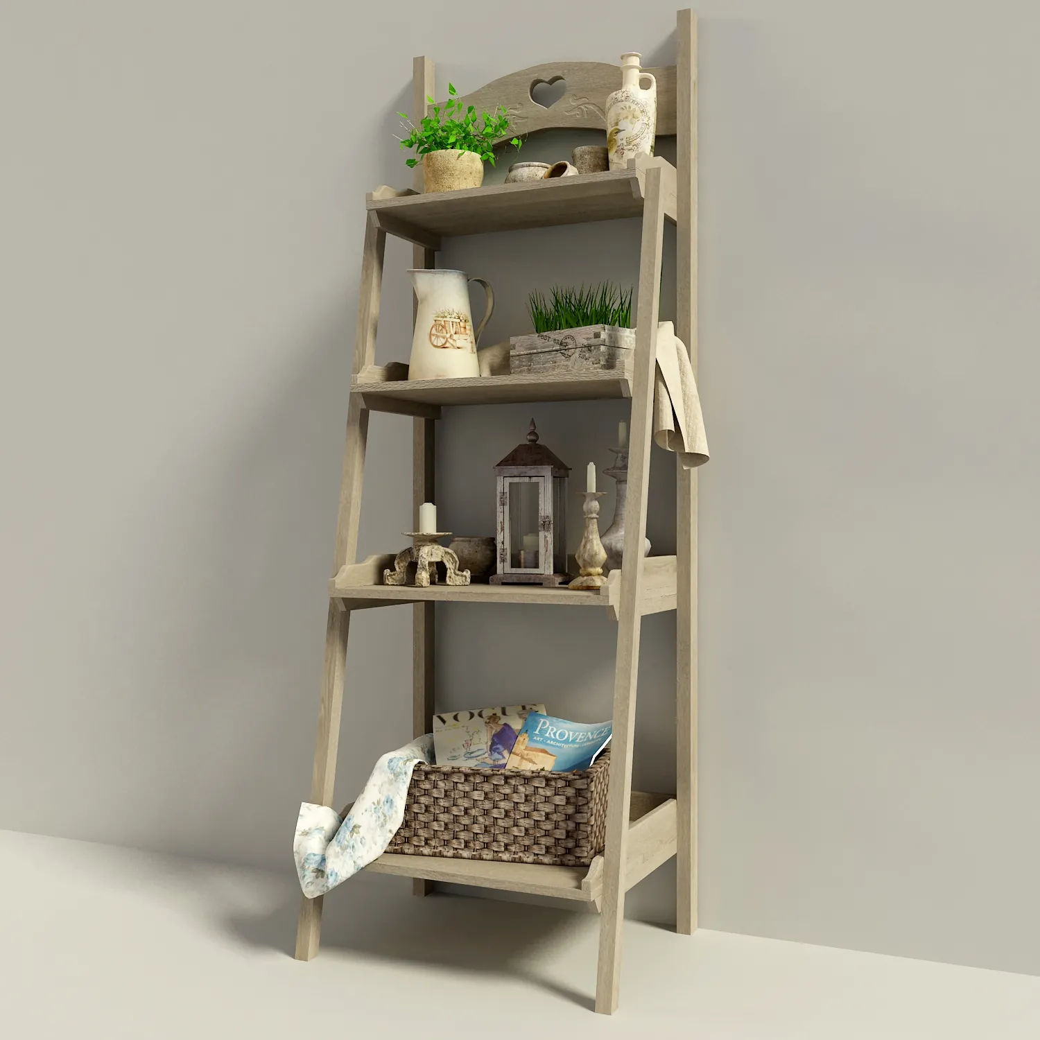furniture – Shelving vilto in the interior 3ds Max
