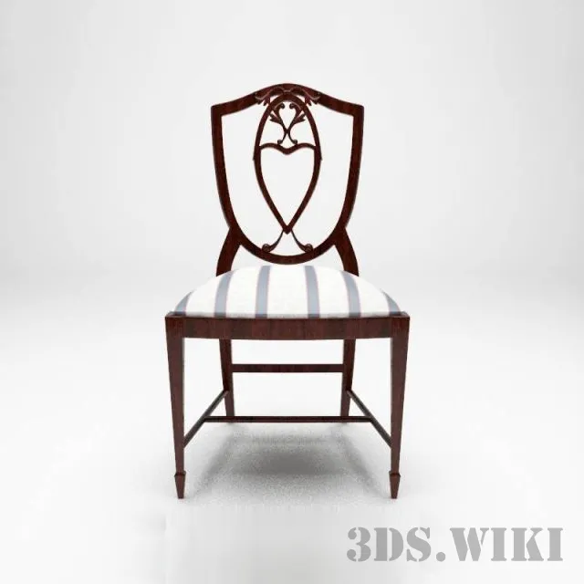 furniture – Shielback dining chair 3ds Max
