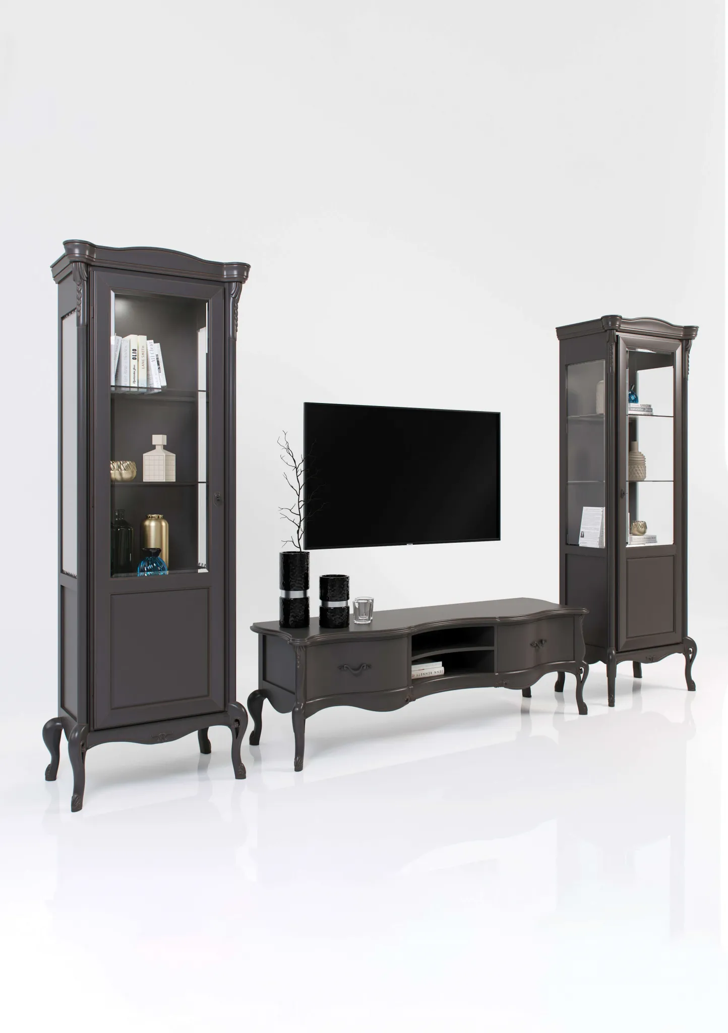 furniture – Showcase cabinet for TV 3ds Max