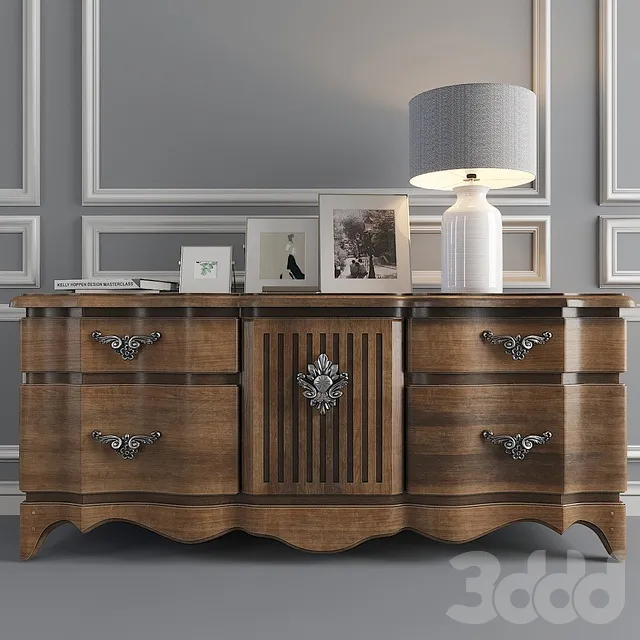 FURNITURE – SIDEBOARD & CHEST OF DRAWER – 3D MODELS – 3DS MAX – FREE DOWNLOAD – 9474