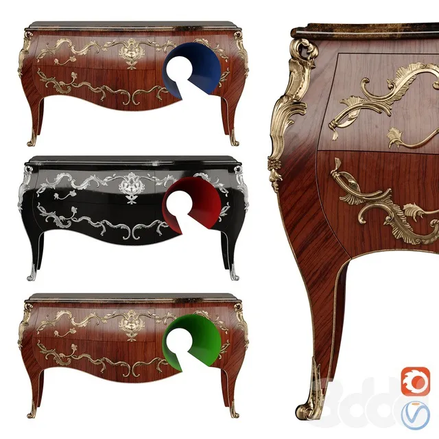 FURNITURE – SIDEBOARD & CHEST OF DRAWER – 3D MODELS – 3DS MAX – FREE DOWNLOAD – 9496