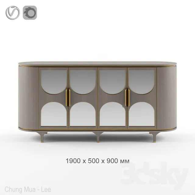 FURNITURE – SIDEBOARD & CHEST OF DRAWER – 3D MODELS – 3DS MAX – FREE DOWNLOAD – 9613
