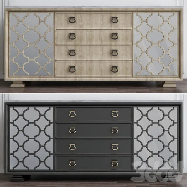 FURNITURE – SIDEBOARD & CHEST OF DRAWER – 3D MODELS – 3DS MAX – FREE DOWNLOAD – 9711