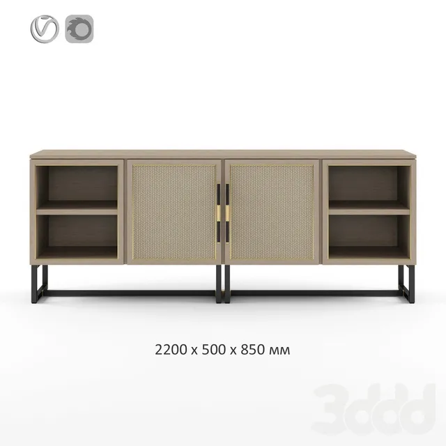 FURNITURE – SIDEBOARD & CHEST OF DRAWER – 3D MODELS – 3DS MAX – FREE DOWNLOAD – 9719