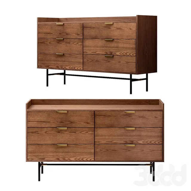 FURNITURE – SIDEBOARD & CHEST OF DRAWER – 3D MODELS – 3DS MAX – FREE DOWNLOAD – 9722