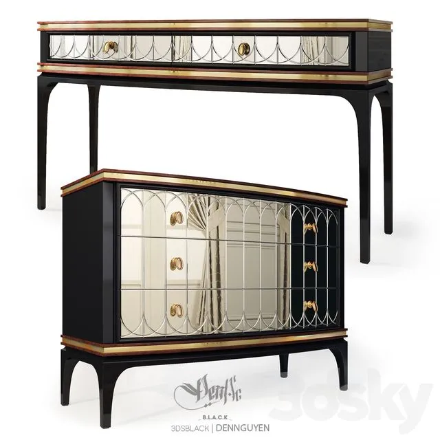 FURNITURE – SIDEBOARD & CHEST OF DRAWER – 3D MODELS – 3DS MAX – FREE DOWNLOAD – 9726